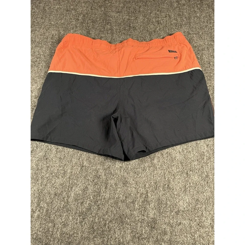 VTG Abercrombie and Fitch Board Trunks Men's Size‎ Medium Navy And Salmon Y2K